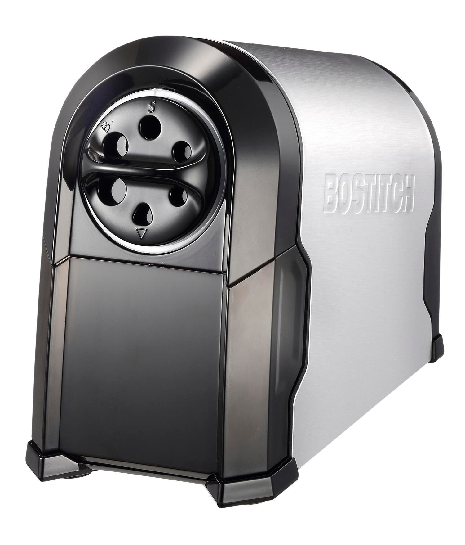 Bostitch SuperPro Glow Classroom Electric Pencil Sharpener Black Silver